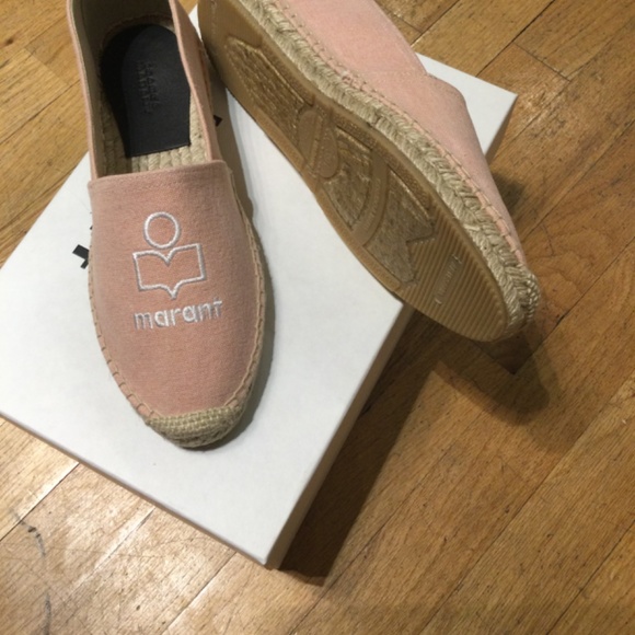 Isabel Marant Logo Espadrilles (pink) - Picture 3 of 4